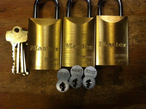 3-Master Lock padlocks
