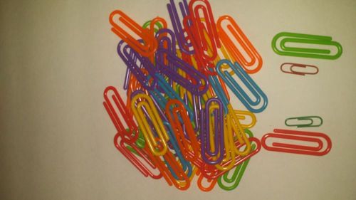 Paper Clips Large 2 Inch Very Colorful   48 per pack