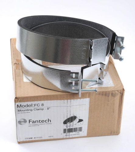 Fantech FC 8 Vent Exhaust Duct Mounting Cushioned Clamps -  8&#034; Duct Item #411121