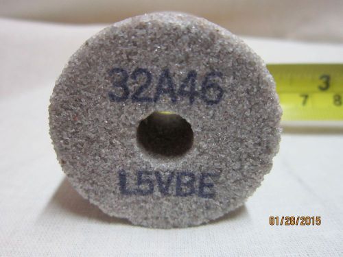 Set of 8 Norton Abrasives Alundum Grinding Wheels 1  1/2 ” x 1 3/8” #32A46-L5VBE New