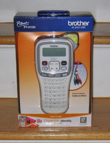 NEW Brother P-Touch PT-H100 Handheld Label Maker