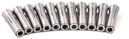 HHIP 3900-0007 11 Piece R8 Collet Set (1/8-3/4 Inch By 16THS