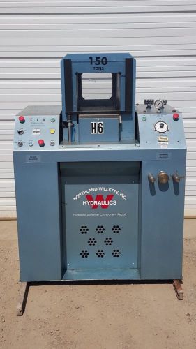 N. Ferrara Hubbing/Coining/Stamping Hydraulic Press 150 Ton