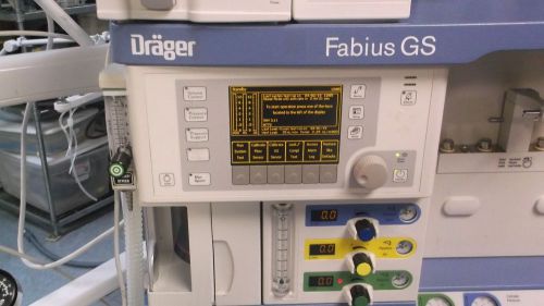 Drager Fabius GS ( Non heated Absorber) 2005 model