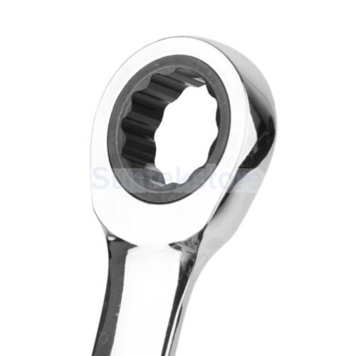 Chrome Reversible Metric Ratchet Wrench Ratcheting Socket Hand Spanner Tool 16mm
