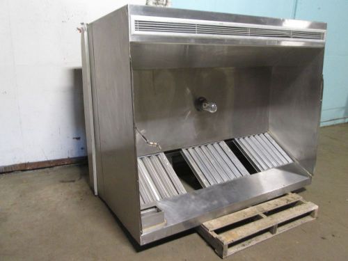 &#034;sta-kool&#034; hd. commercial s.s.72&#034;w lighted restaurant exhaust hood w/return air for sale