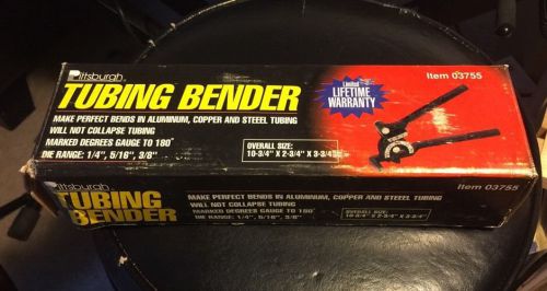 Pittsburgh  Brand Tubing Bender 1/4&#034;,5/16&#034;,3/8 Item 03755