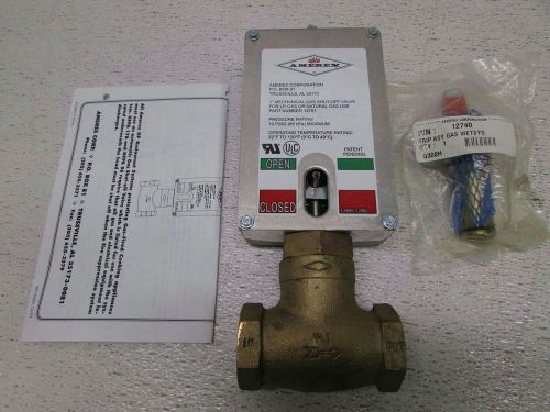 Amerex 1&#034; mechanical gas shut-off valve 12791r for sale