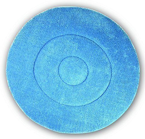 Impact bkl19 microfiber carpet bonnet pad, 19&#034; width, blue case of 6 for sale