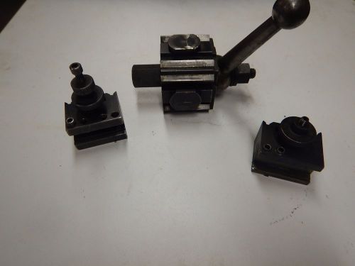 ENCO Q35 TOOL POST AND 2 HOLDERS