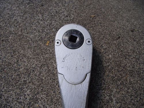 Lowell  No. 22  3/8&#034; drive  Linemen&#039;s ? Ratchet Wrench co USA worcester mass