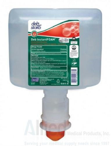 Deb InstantFOAM 1-Liter Hand Sanitizer Refill, 3 / Case - IFS1TF