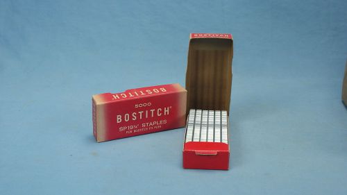 Vintage Lot of 30 NOS BOSTITCH STAPLES P3 PLIER BOXES + ORIGINAL SHIPPING BOX