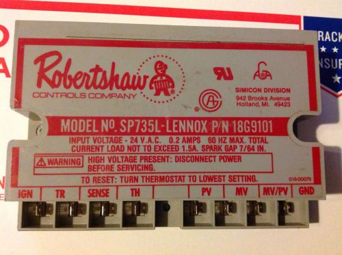 Robertshaw Control Module SP735L  Lennox 18G9101