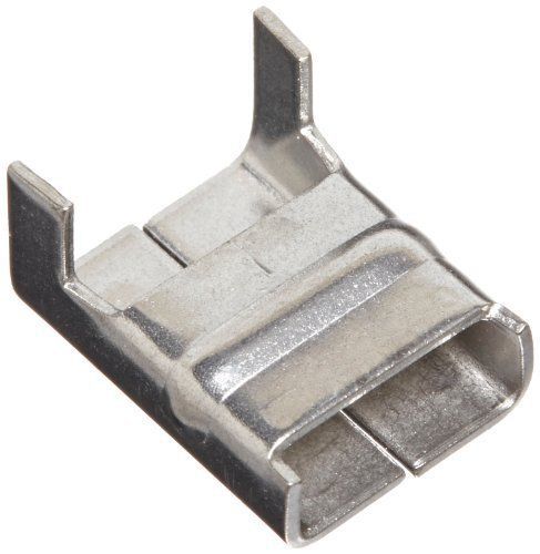 Band-it clips ae4539  316 stainless steel  3/8&#034; wide (100 per box) for sale