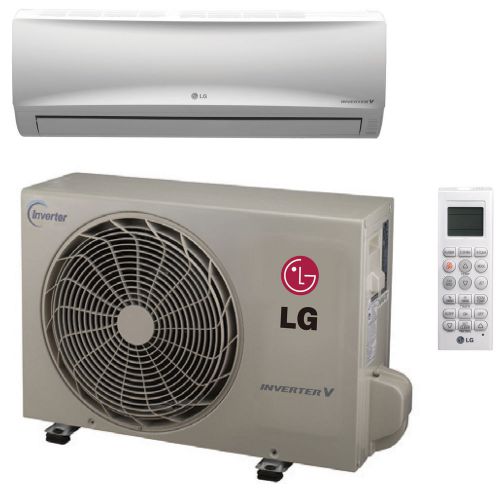 Lg ls120hev1 mega 12,000 btu 17 seer inverter mini split air conditioner w/ heat for sale