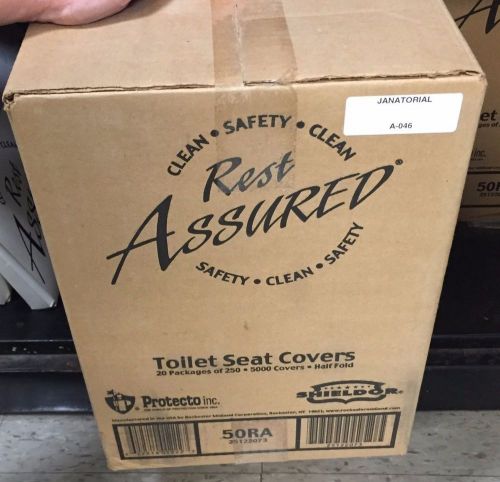 Rest Assured 50RA Toilet Seat Covers 25122073 5000 pieces