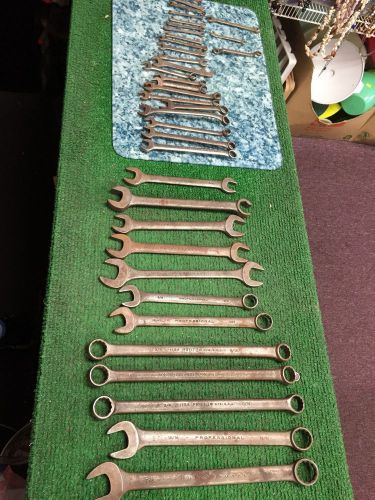 LOT OF 37 VINTAGE PROTO PROFESSIONAL WRENCHES