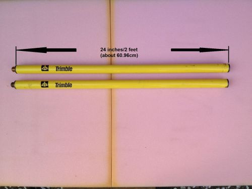 Trimble 24 inch/2 feet field experience extension pole gps antenna section for sale