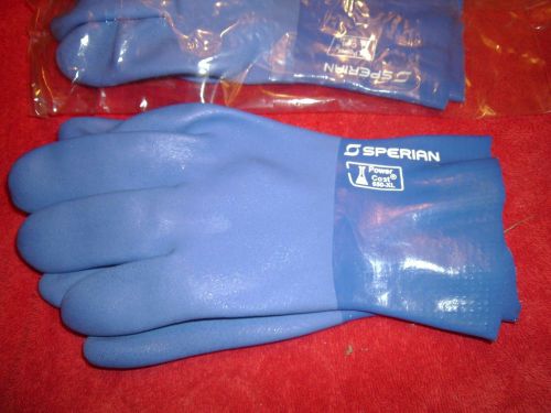 Workeasy Gloves Blue Large Sperian Protection Americas Gloves Powercoat 10 INCH