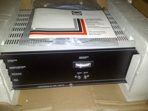 LEYBOLD Turbotronik NT 1000/1500 VH Electronic Frequency Converter