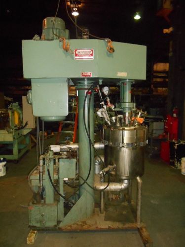 20 gallon myers tri-shaft mixer - s/s - xp - 300 psi int - 150 psi jacketed for sale