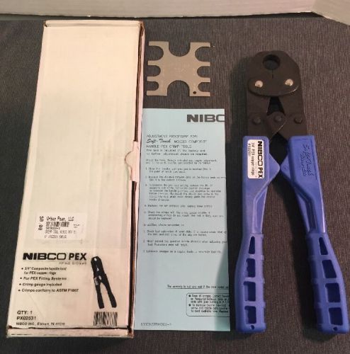 SOFT TOUCH ASTM F-1807 3/4&#034; PEX CRIMPERS NIBCO PEX PX02531 FREE SHIP