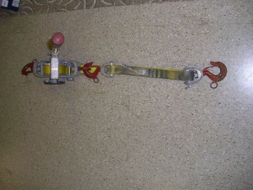 Lineman&#039;s strap hoist   2000/4000 lb &amp; handle for sale
