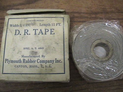 Plymouth Rubber Company D.R. Tape