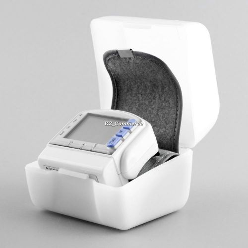 Digital Wrist Bp Blood Pressure Monitor Meter Sphygmomanometer with Wriatband K2