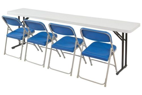 National public seating series seminar blow molded plastic top folding table for sale