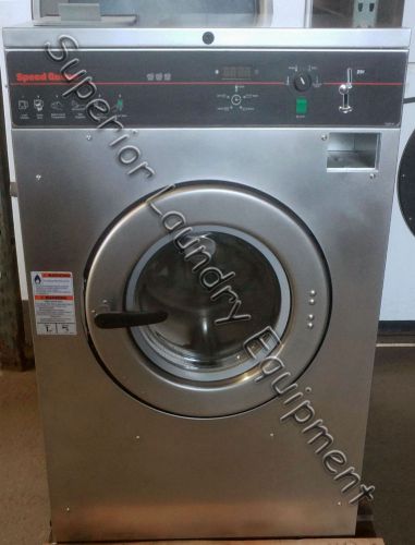 Speed queen scn030gy2 washer, coin, quantum control, 220v, 1ph, reconditioned for sale