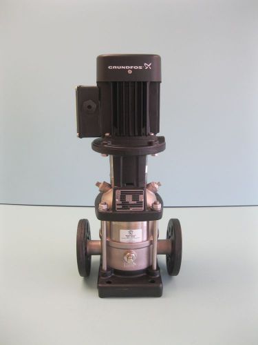 DN25 Grundfos CRN3-5 Vertical Centrifugal Pump .75 HP Motor NEW P17 (2036)