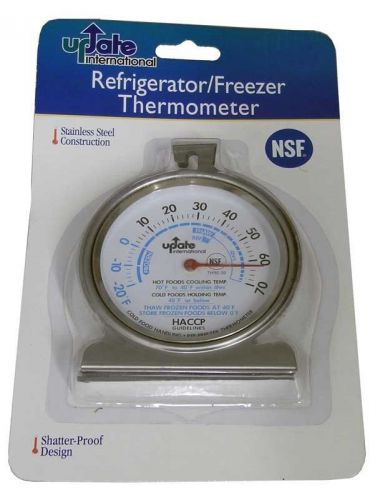 Refrigerator, Freezer, Thermometer, Stainless Steel Construction, NSF Listed