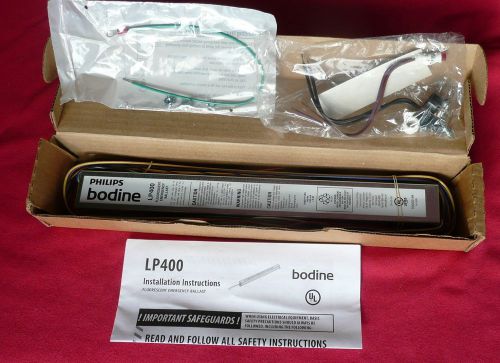 NEW Philips Bodine LP400M Flourescent Emergency Ballast, UPC 781087079270