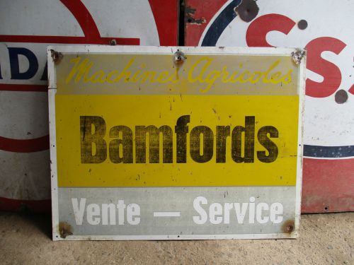 Vintage Bamfords Bamford Stationary Engine Dealer Sign