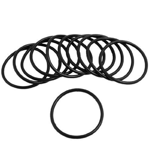 Amico 10 x Mechanical O Rings Oil Seal Sealing Washers Black 33mm x 2mm