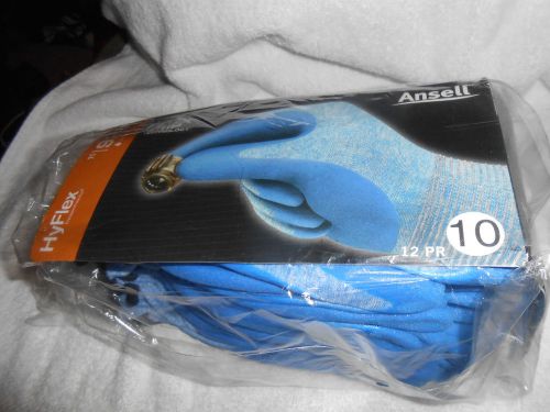 Ansell HyFlex Gloves Oil Repellant Size 10 / 12 Pair