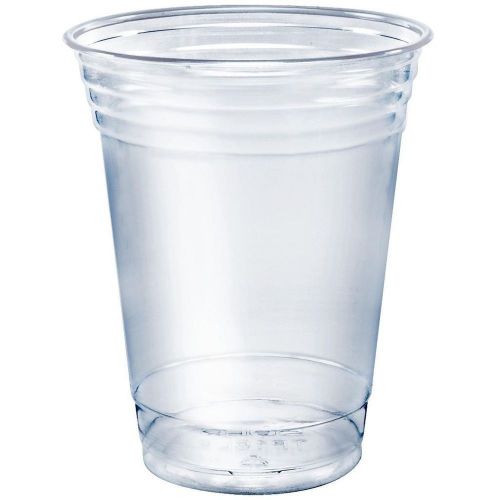 A World Of Deals Clear Plastic Cups 100/16 oz Cup Pack of 100 Cups