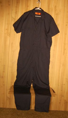 Red kap men&#039;s twill action back coverall, navy, long 42  (286) for sale