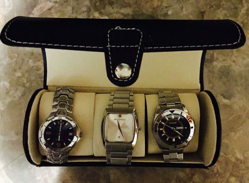 3 Watch/ Bracelet Storage Roll/ Travel Case