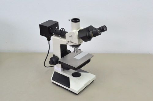 Trinocular Microscope (Unknown Manufacturer) w/ Oculars and Objective (10760)