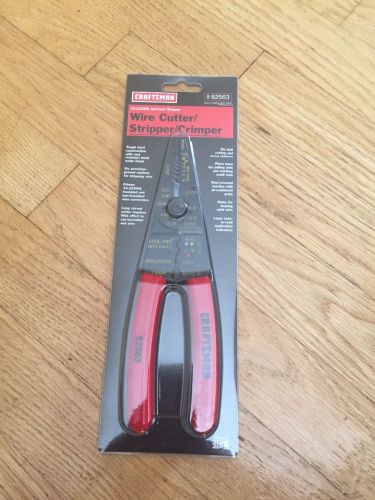 New craftsman electrician cutting/ stripper/ crimper pliers # 82563 made in usa for sale