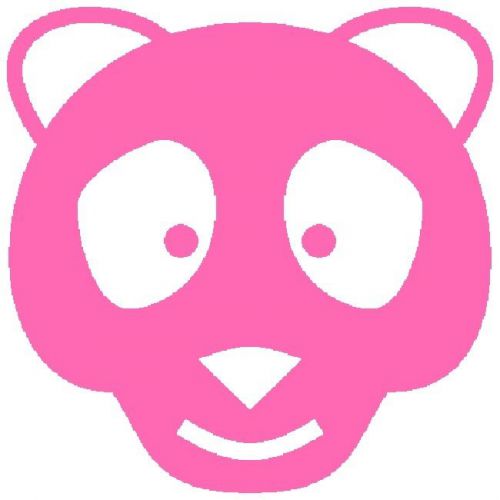 30 Custom Pink Panda Personalized Address Labels