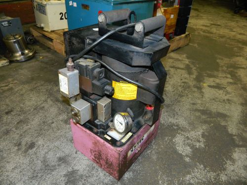 Hytec hydraulic unit, w/ tank, valves, used for sale