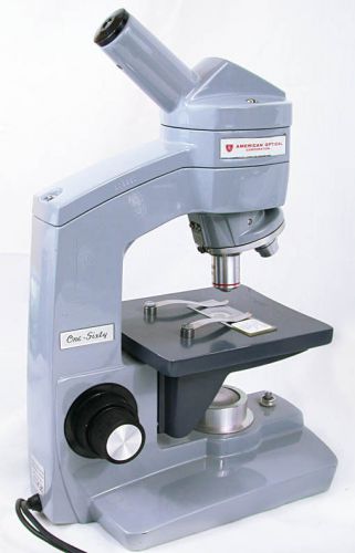 XLNT Cond AMERICAN OPTICAL One-Sixty 160 Microscope 10X &amp; 40X Objectives+10x Eye