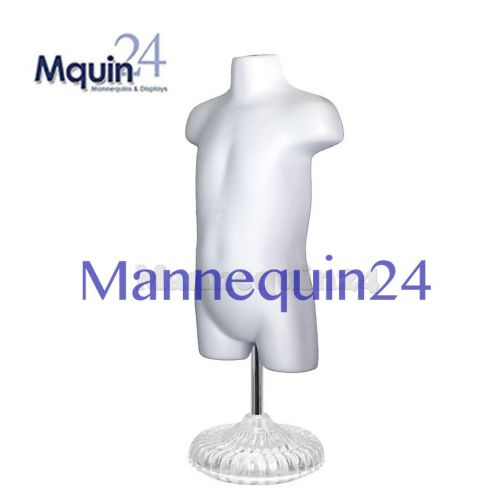 Toddler mannequin white with stand + hanger / toddler dress form for sale