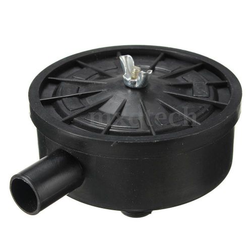 20mm Male Threaded Plastic Black Plasitc Air Compressor Filter Silencer Muffler