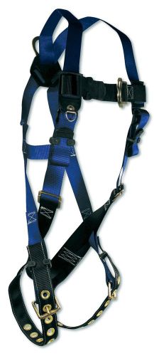 FallTech 7016 Contractor Full Body Harness with 1 D-Ring and Tongue Buckle Le...