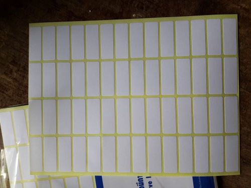 280 Price Sticky Tags Blank Self Adhesive 13*38 mm Small White Sticky Labels
